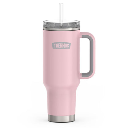 Thermos 40oz Stainless Steel Cup Holder Mug Sunset Pink