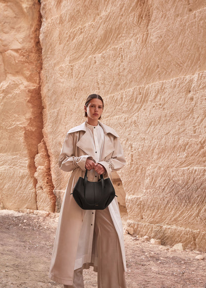 Polene Cyme Mini Textured Black