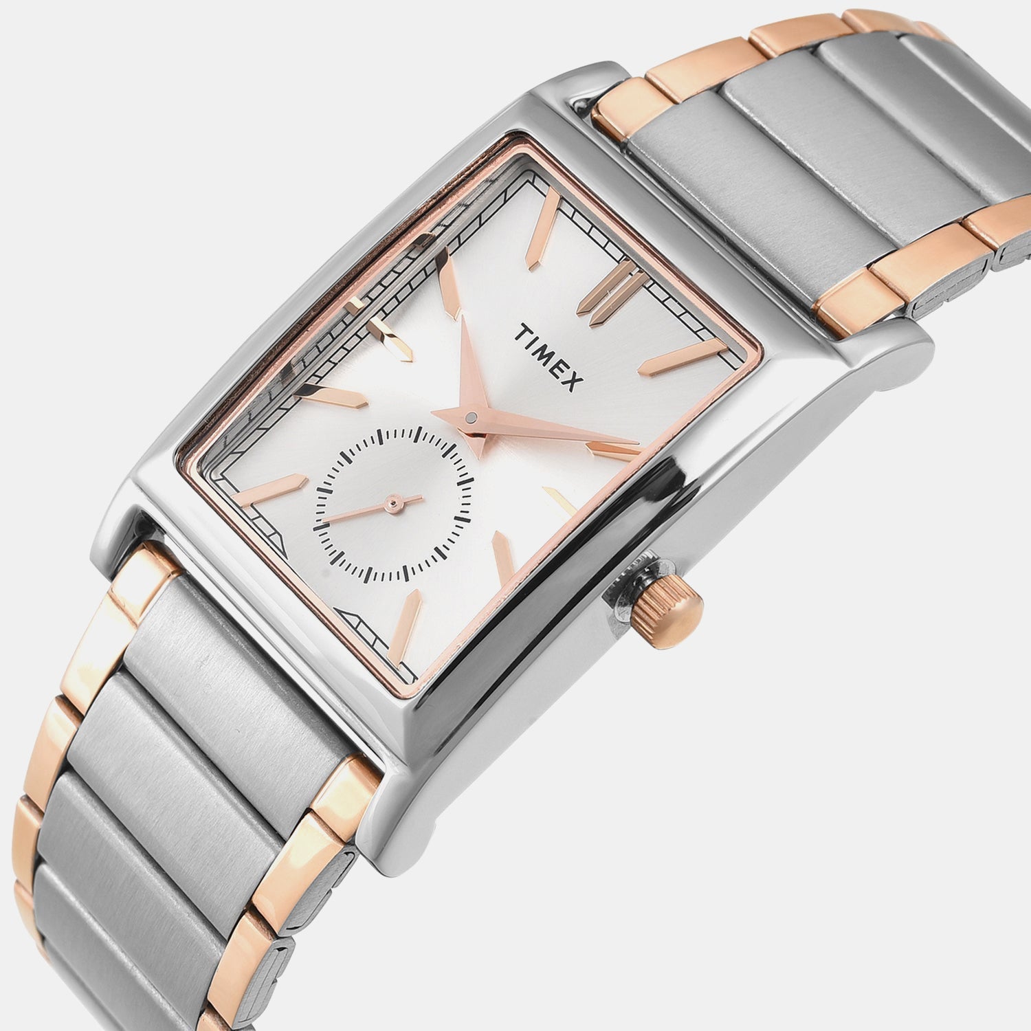 Timex Trendline Men Quartz Dial Analog Stainless Steel Watch Tw000L525