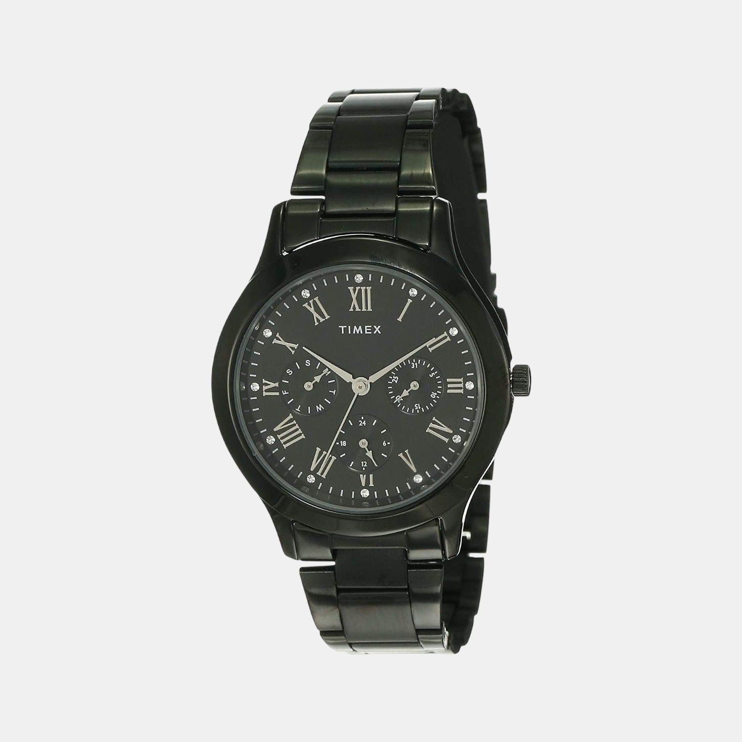 Timex Trendline Women Quartz Dial Chronograph Stainless Steel Watch Tw000Q809