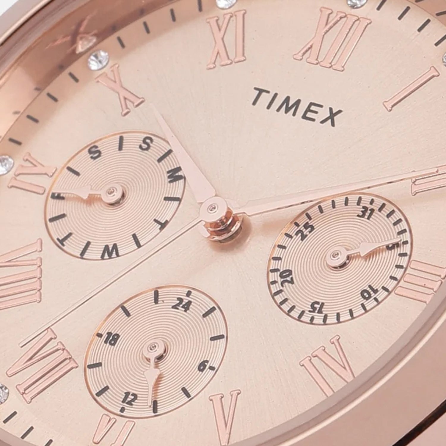 Timex Trendline Women Quartz Dial Chronograph Stainless Steel Watch Tw000Q810