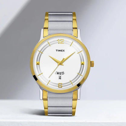 Timex Trendline Men Quartz Dial Analog Stainless Steel Watch Tw000R424