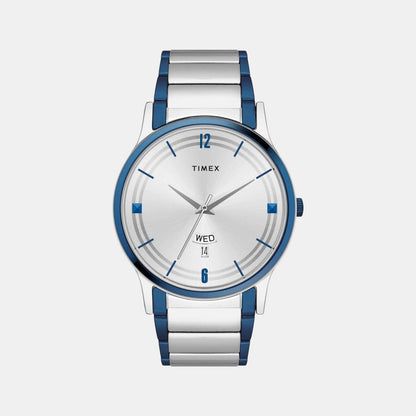 Timex Trendline Men Quartz Dial Analog Stainless Steel Watch Tw000R467