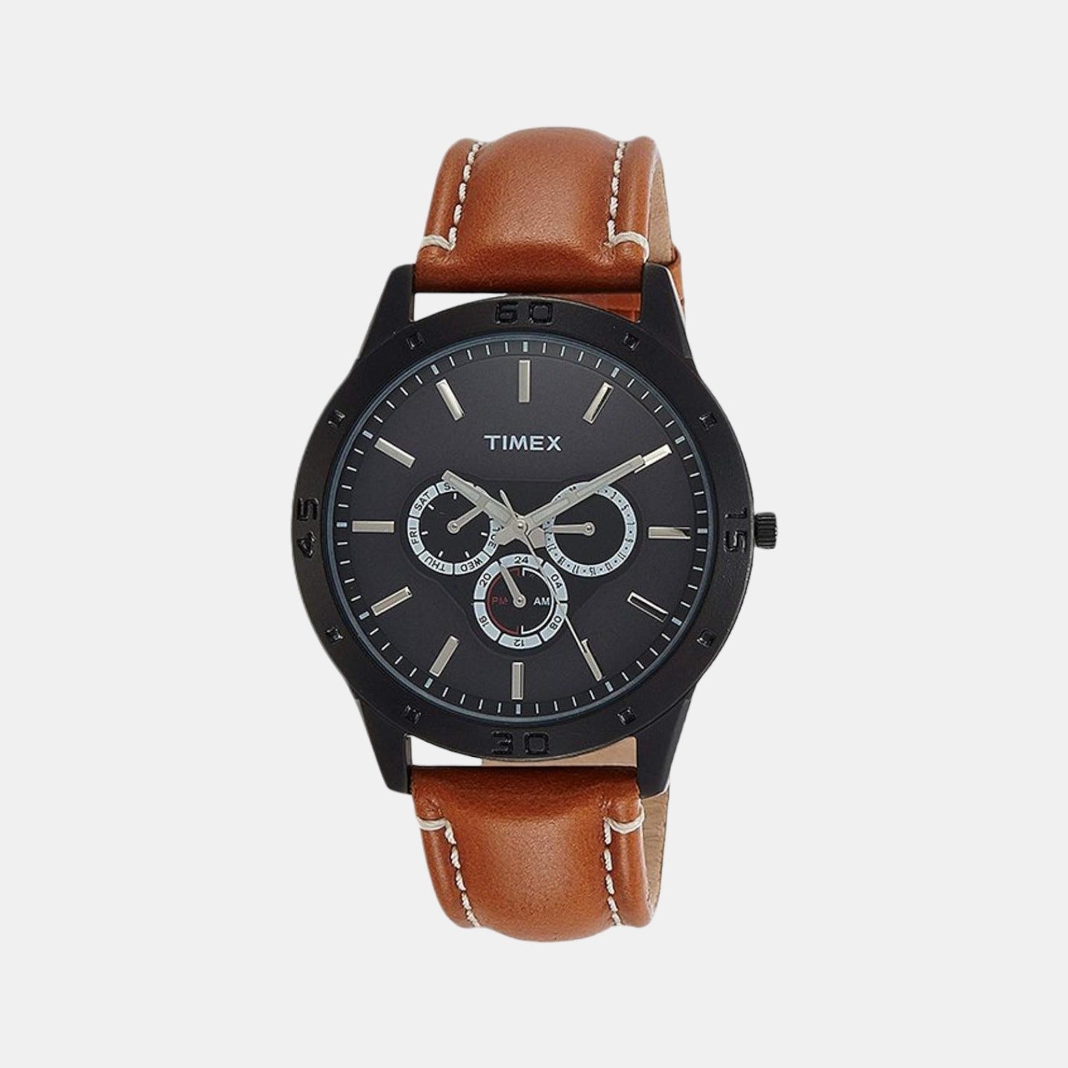 Timex Trendline Men Quartz Dial Chronograph Leather Watch Tw000U913
