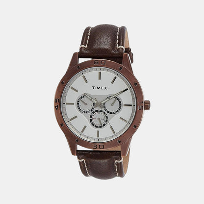 Timex Trendline Men Quartz Dial Chronograph Leather Watch Tw000U916
