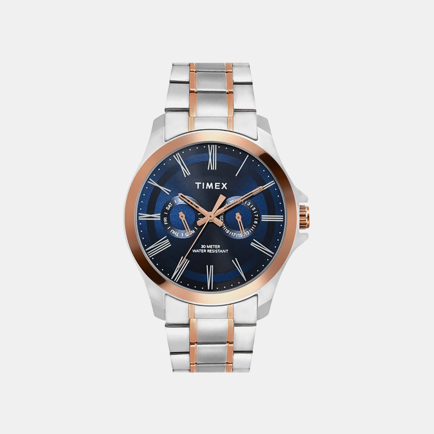 Timex Trendline Men Quartz Dial Multi-Function Stainless Steel Watch Tw000X131