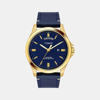 Timex Trendline Men Quartz Dial Analog Leather Watch Tw000X140