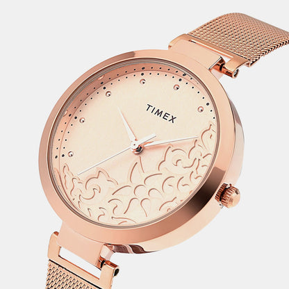 Timex Trendline Women Quartz Dial Analog Stainless Steel Watch Tw000X219