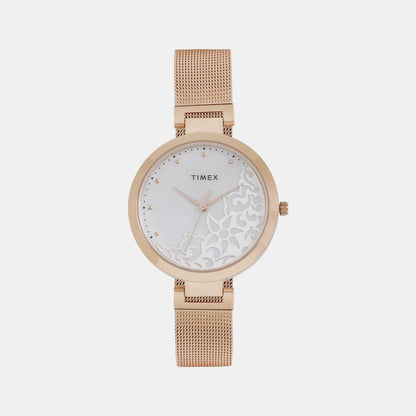 Timex Trendline Women Quartz Dial Analog Stainless Steel Watch Tw000X220