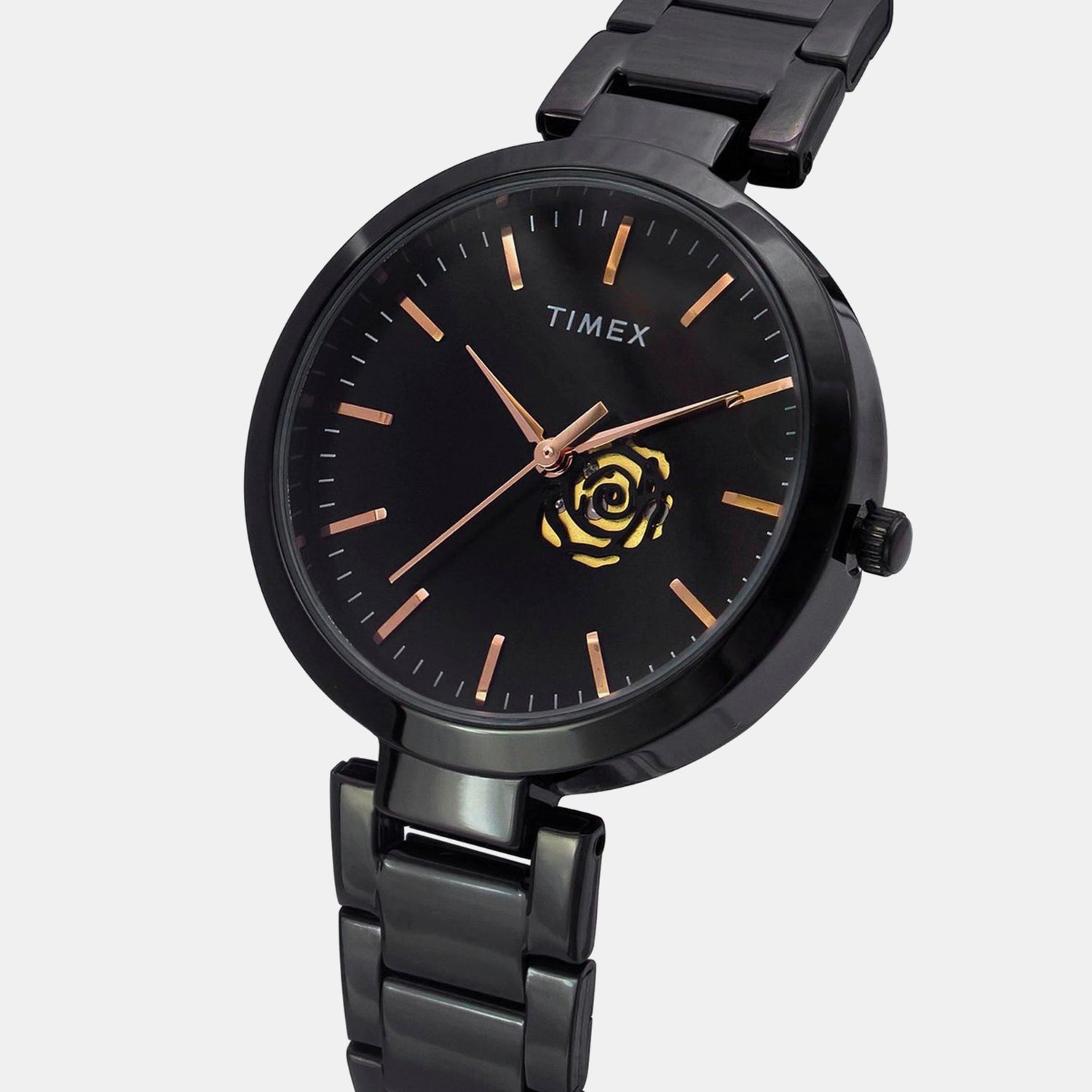 Timex Fashion Women Quartz Dial Analog Stainless Steel Watch Tw000X225