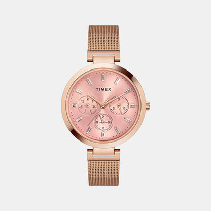 Timex Trendline Women Quartz Dial Chronograph Stainless Steel Watch Tw000X242