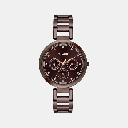 Timex Trendline Women Quartz Dial Multi-Function Stainless Steel Watch Tw000X267