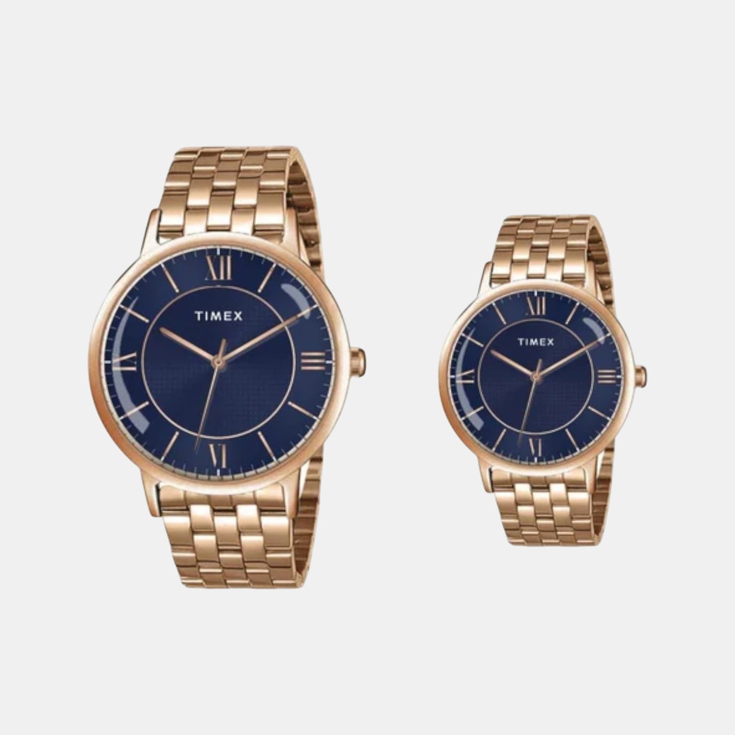 Timex Trendline Couple Quartz Dial Analog Stainless Steel Watch Tw00Pr332