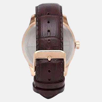 Timex Signio Men Quartz Dial Multi-Function Leather Watch Tw0Tg7601