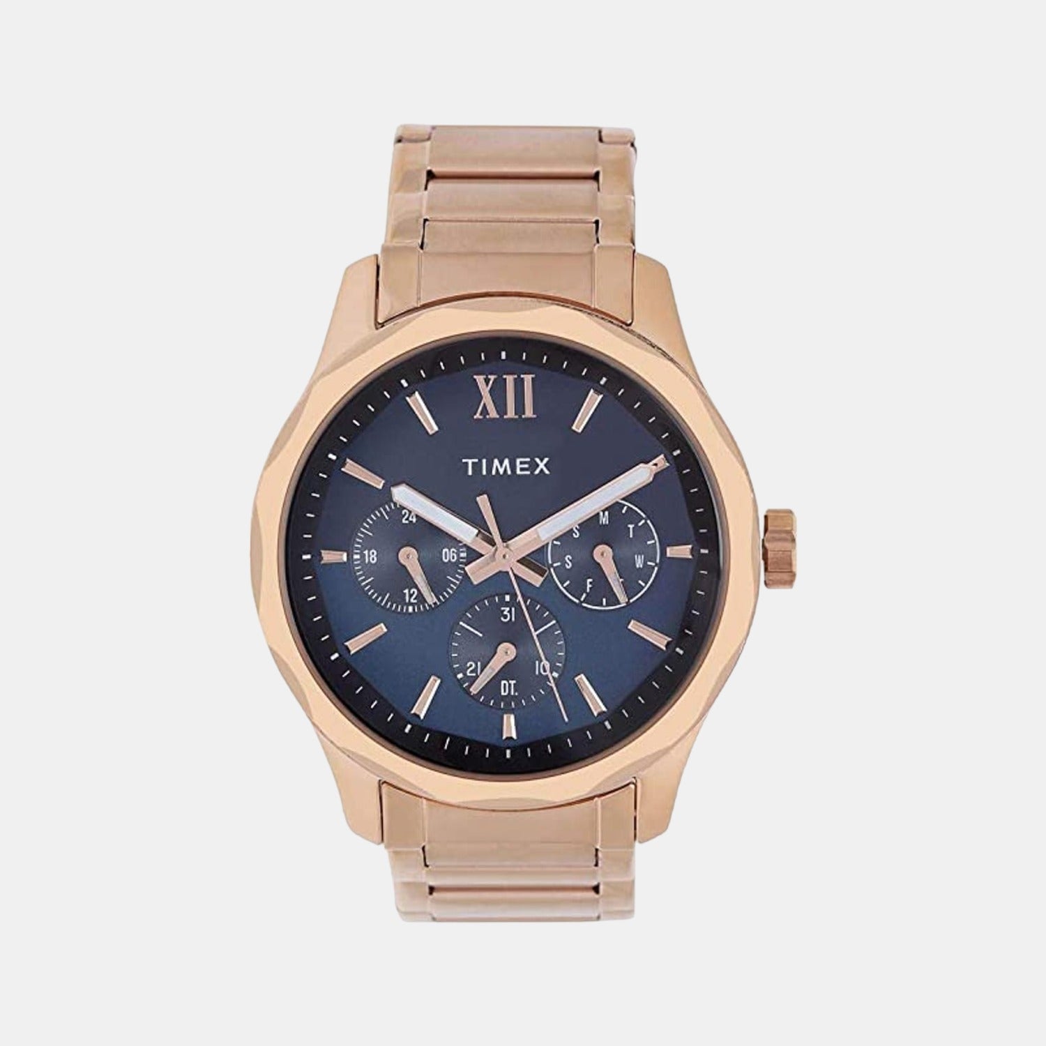 Timex Signio Men Quartz Dial Multi-Function Stainless Steel Watch Tw0Tg7606