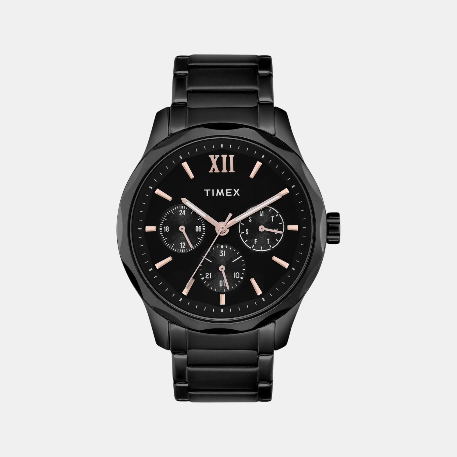 Timex Signio Men Quartz Dial Multi-Function Stainless Steel Watch Tw0Tg7625
