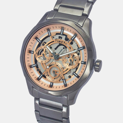 Timex Signio Men Quartz Dial Multi-Function Stainless Steel Watch Tw0Tg7631