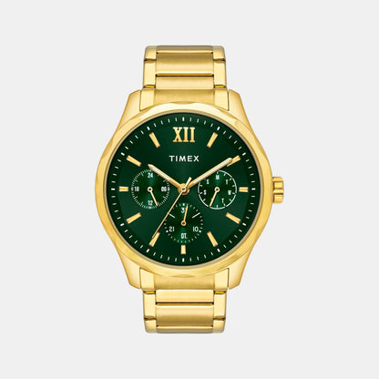 Timex Signio Men Quartz Dial Multi-Function Stainless Steel Watch Tw0Tg7635