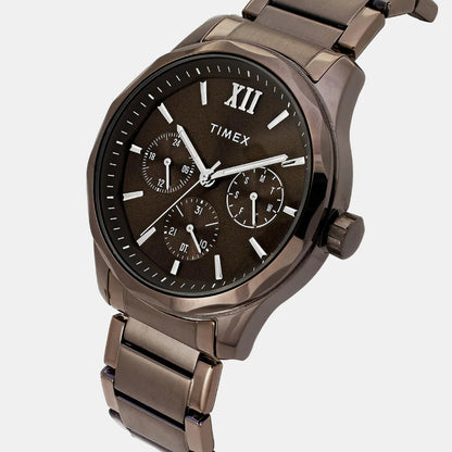 Timex Signio Men Quartz Dial Multi-Function Stainless Steel Watch Tw0Tg7636