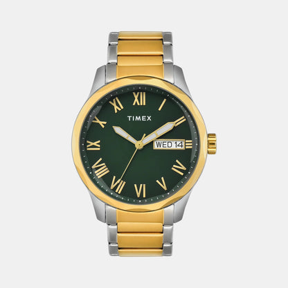 Timex Signio Men Quartz Dial Analog Stainless Steel Watch Tw0Tg7641