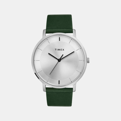 Timex Trendline Men Quartz Dial Analog Leather Watch Tw0Tg8013