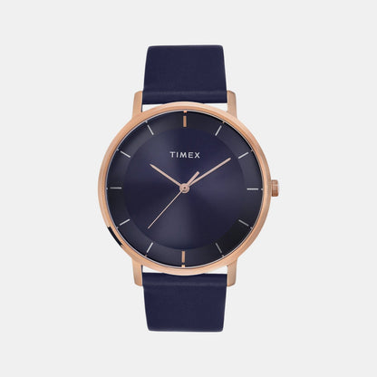 Timex Trendline Men Quartz Dial Analog Leather Watch Tw0Tg8015