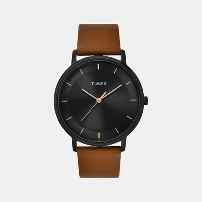 Timex Trendline Men Quartz Dial Analog Leather Watch Tw0Tg8016