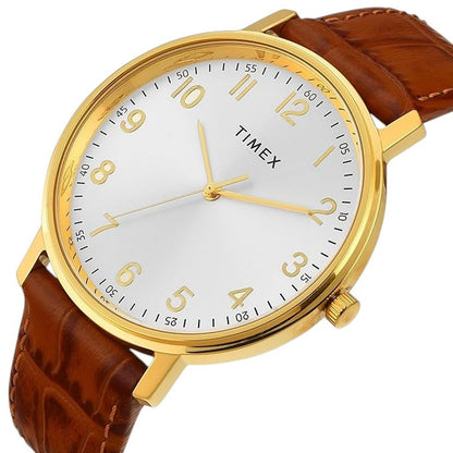 Timex Trendline Men Quartz Dial Analog Leather Watch Tw0Tg8026