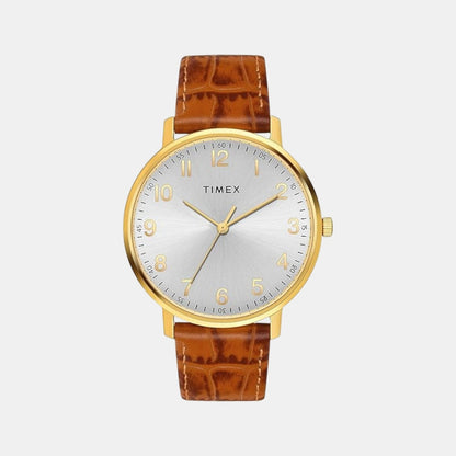 Timex Trendline Men Quartz Dial Analog Leather Watch Tw0Tg8026