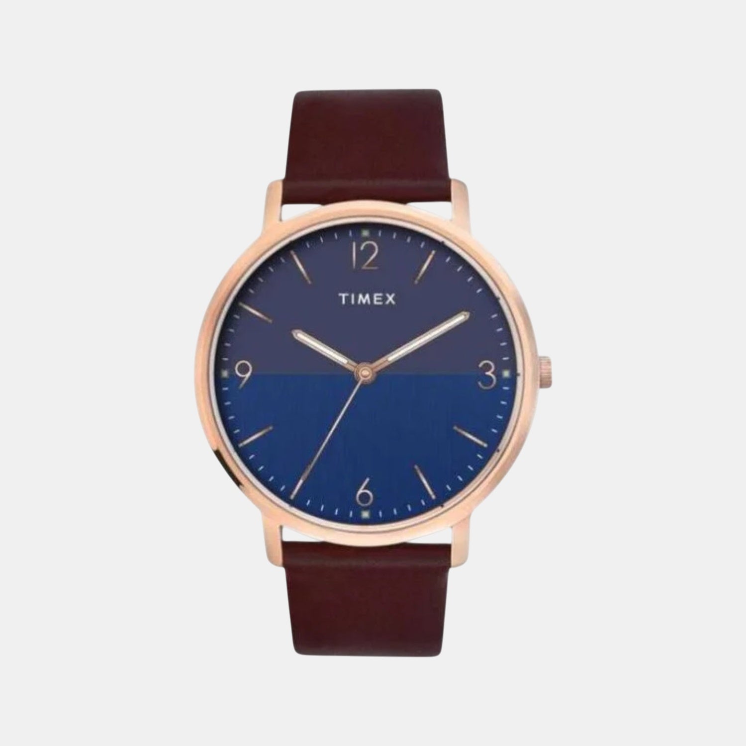 Timex Trendline Men Quartz Dial Analog Leather Watch Tw0Tg8030