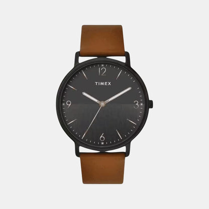 Timex Trendline Men Quartz Dial Analog Leather Watch Tw0Tg8031