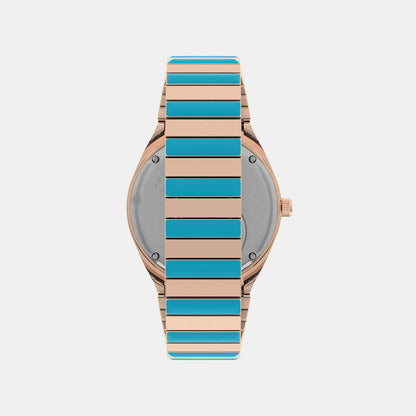 Timex Women Quartz Pink Dial Analog Stainless Steel Watch Tw2U81500Uj