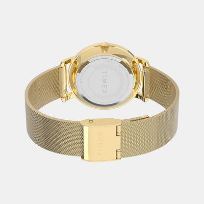 Timex Trend Women Quartz Black Dial Analog Brass Watch Tw2V52300Uj