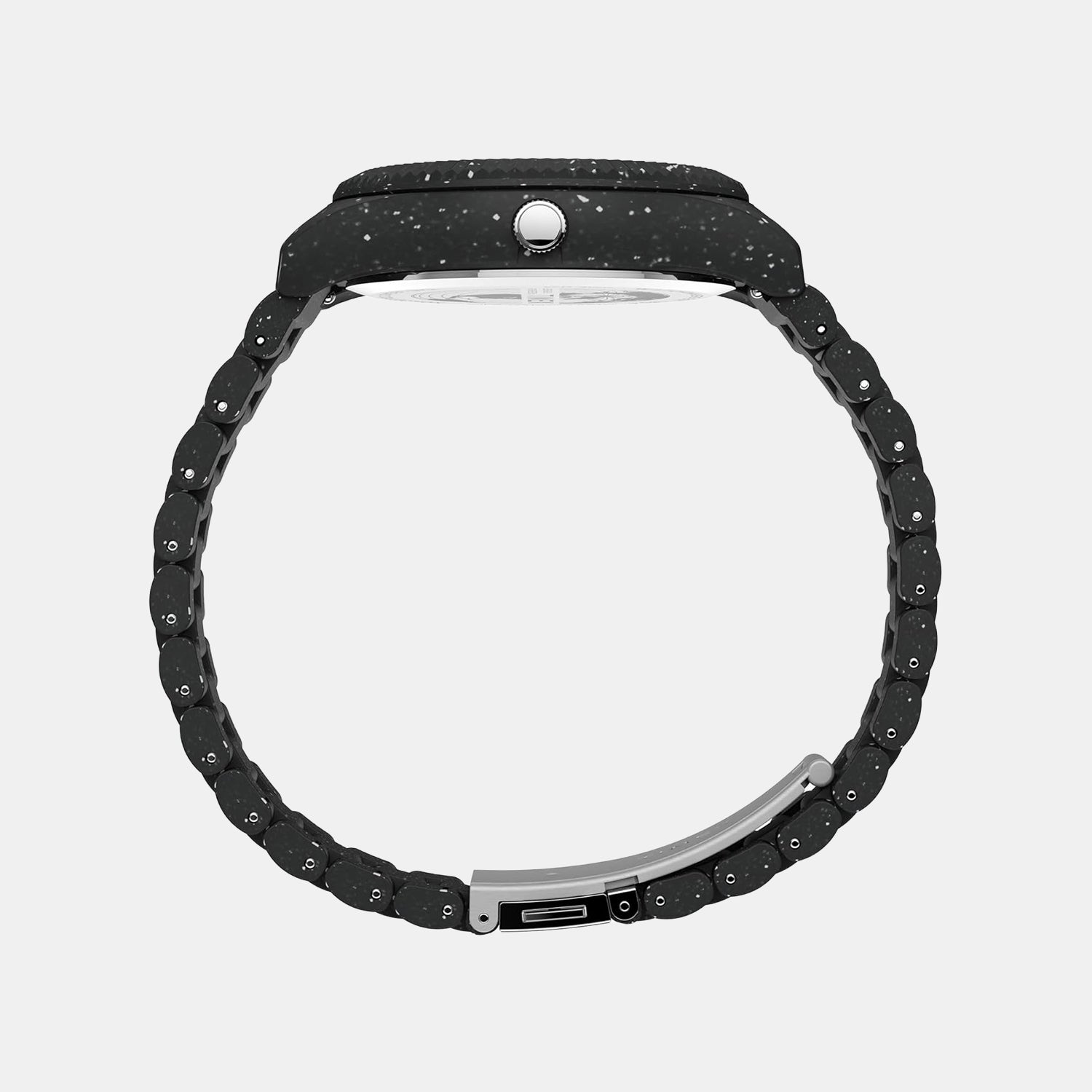 Timex Men Quartz Black Dial Analog Plastic Watch Tw2V77000X6