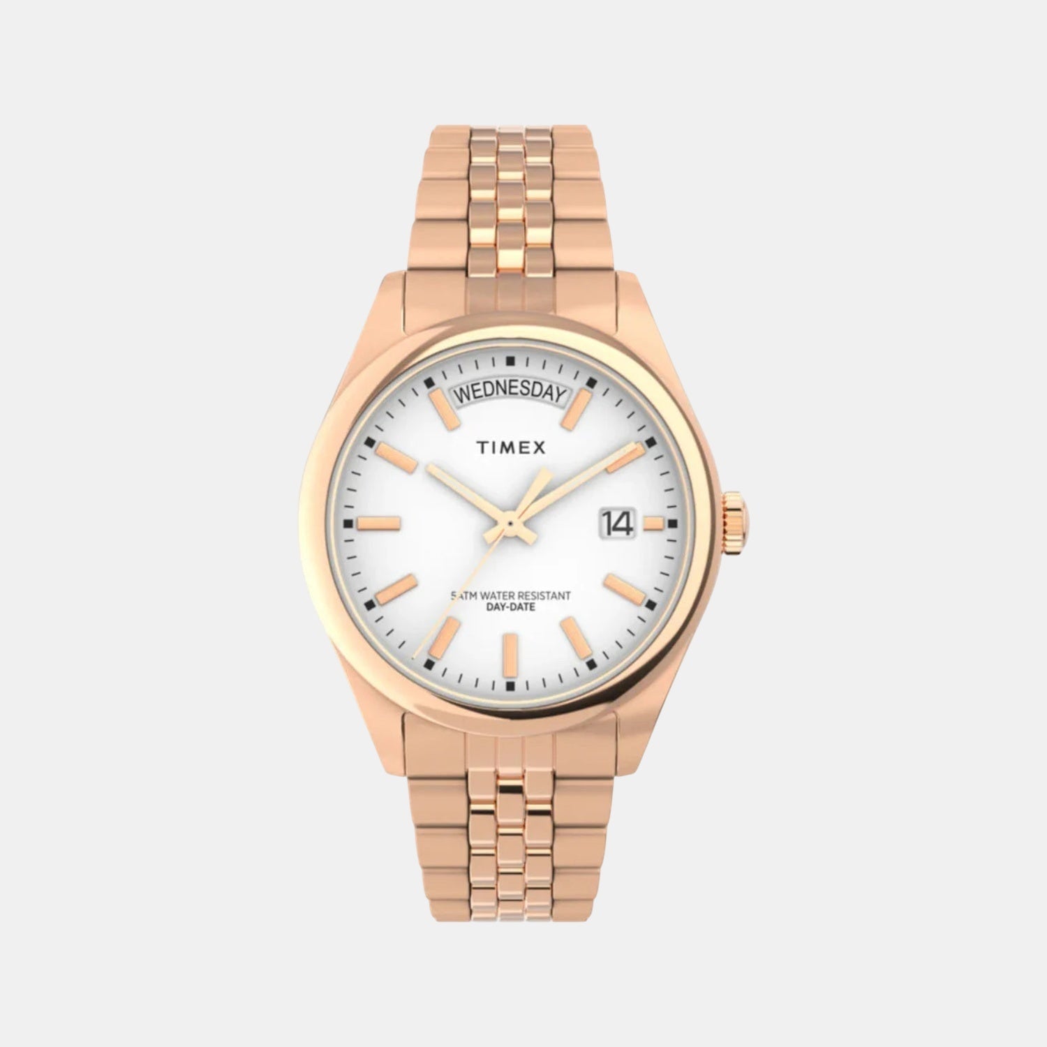Timex Women Quartz White Dial Analog Stainless Steel Watch Tw2W32200Uj