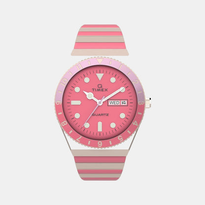 Timex Women Quartz Pink Dial Analog Stainless Steel Watch Tw2W41000Uj