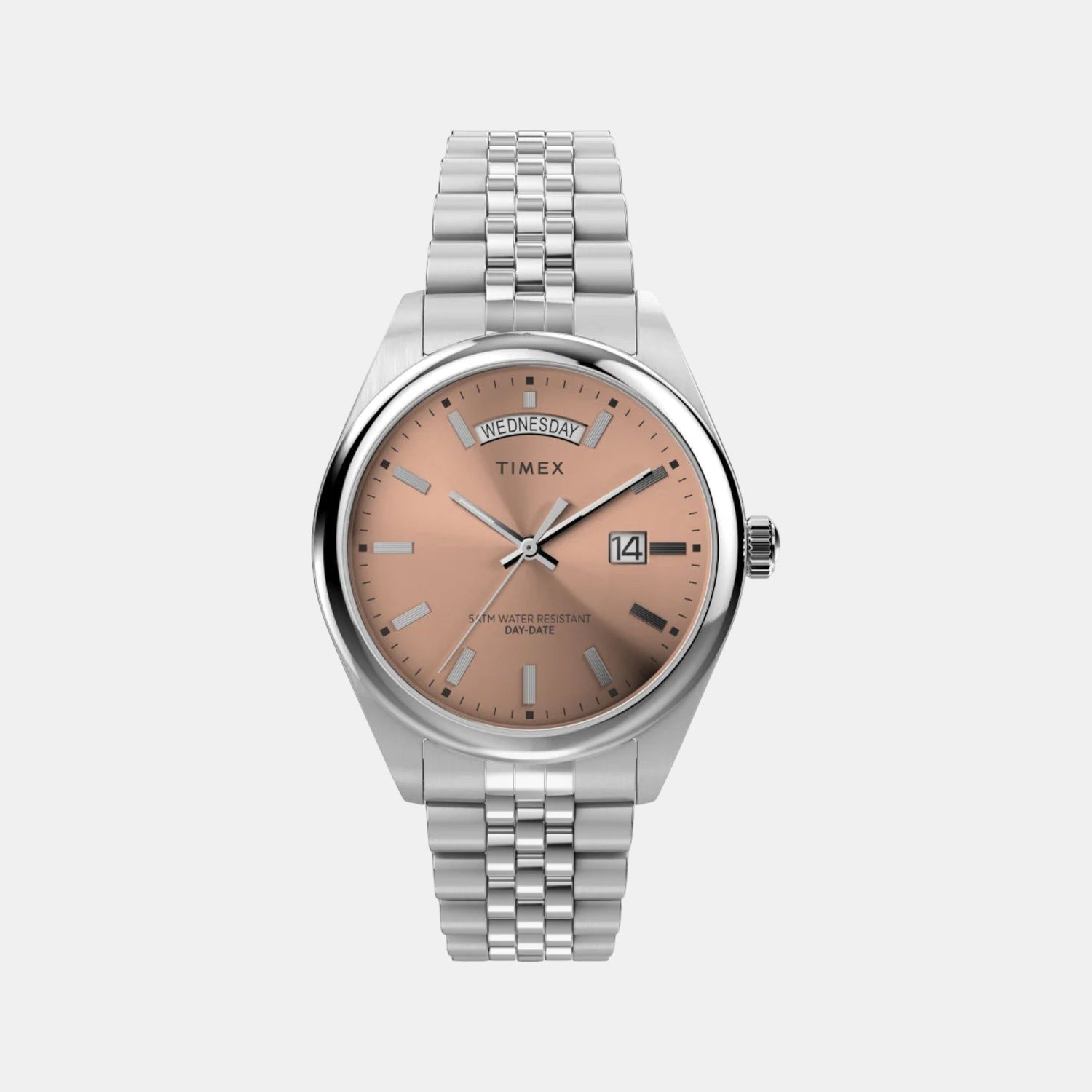 Timex Men Quartz Brown Dial Analog Stainless Steel Watch Tw2W42700Uj