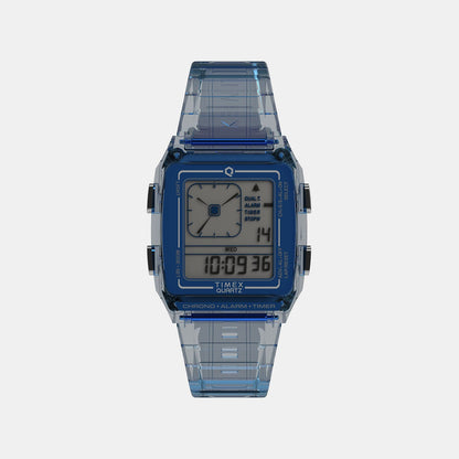 Timex Unisex Quartz Grey Dial Digital Resin Watch Tw2W45100Uj