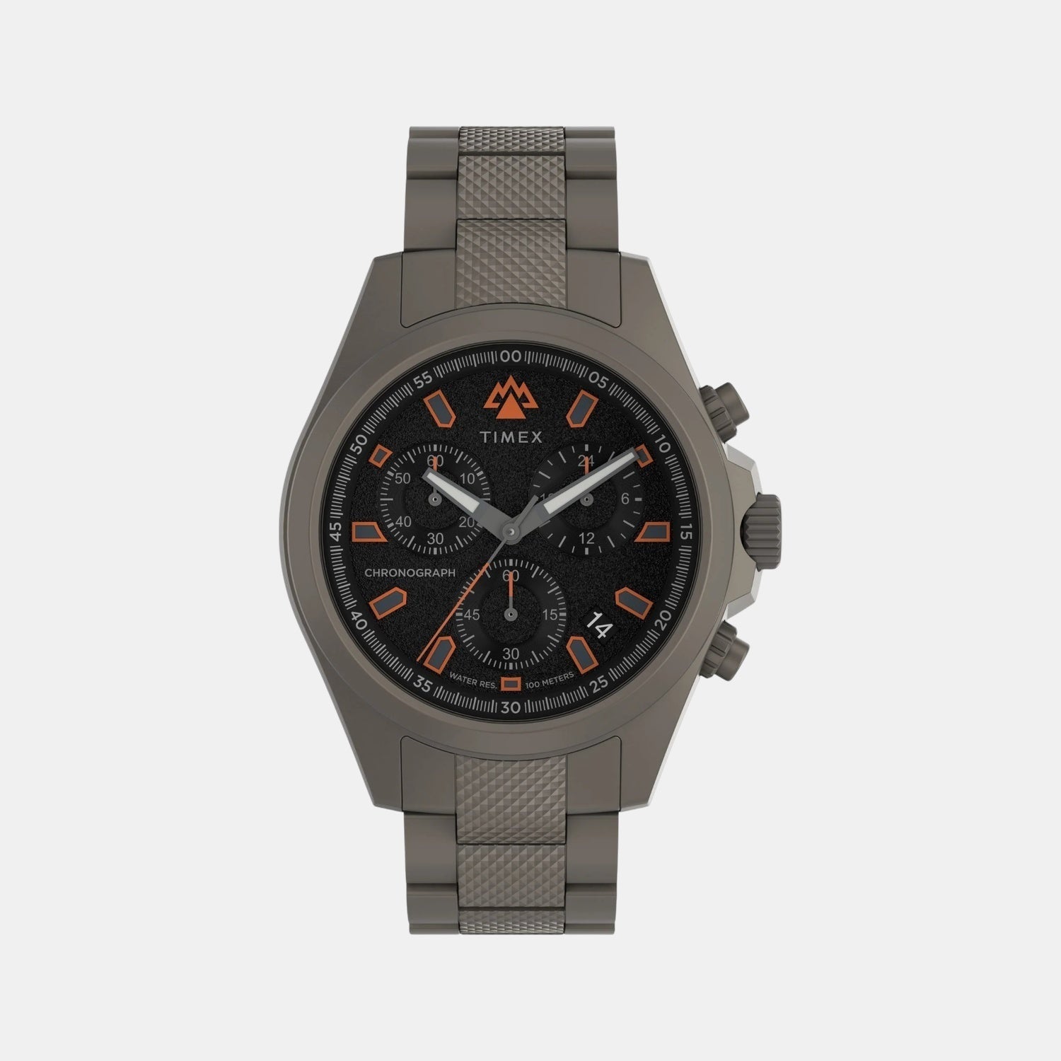 Timex Men Quartz Black Dial Analog Stainless Steel Watch Tw2W45700X6