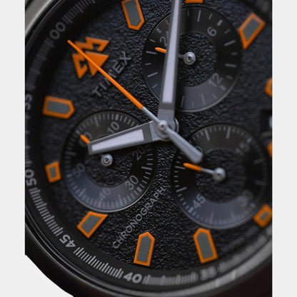 Timex Men Quartz Black Dial Analog Stainless Steel Watch Tw2W45700X6