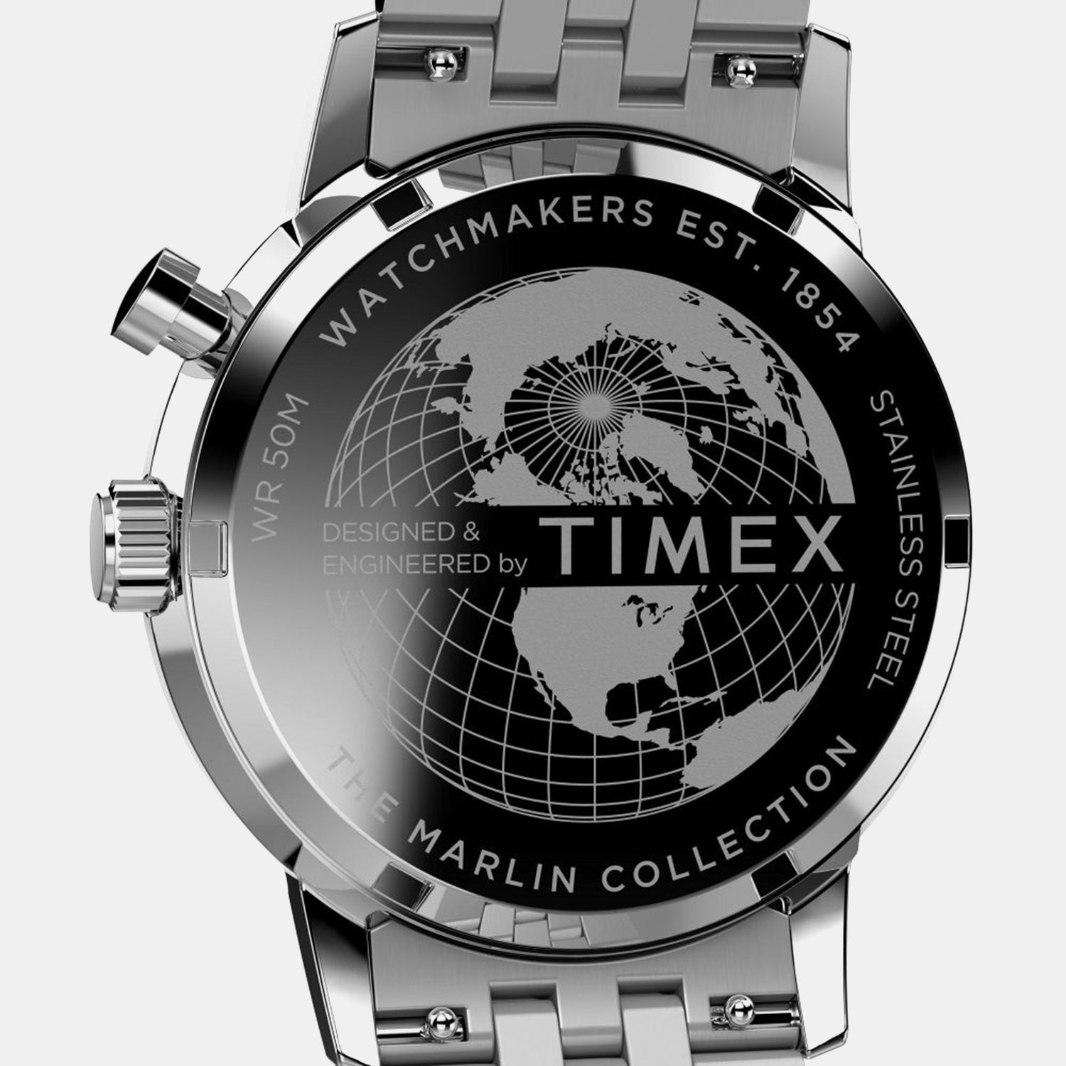 Timex Marlin Men Quartz Blue Dial Analog Stainless Steel Watch Tw2W51300Uj