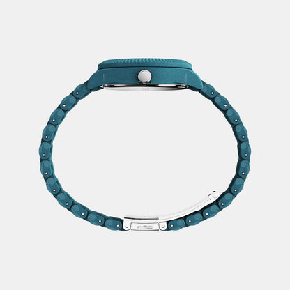 Timex Women Quartz Blue Dial Analog Plastic Watch Tw2W56400X6