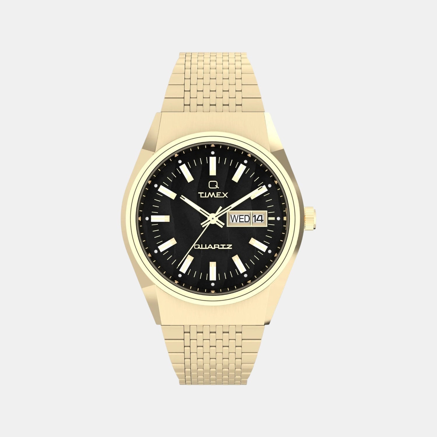 Timex Men Quartz Black Dial Analog Stainless Steel Watch Tw2W62500Uj