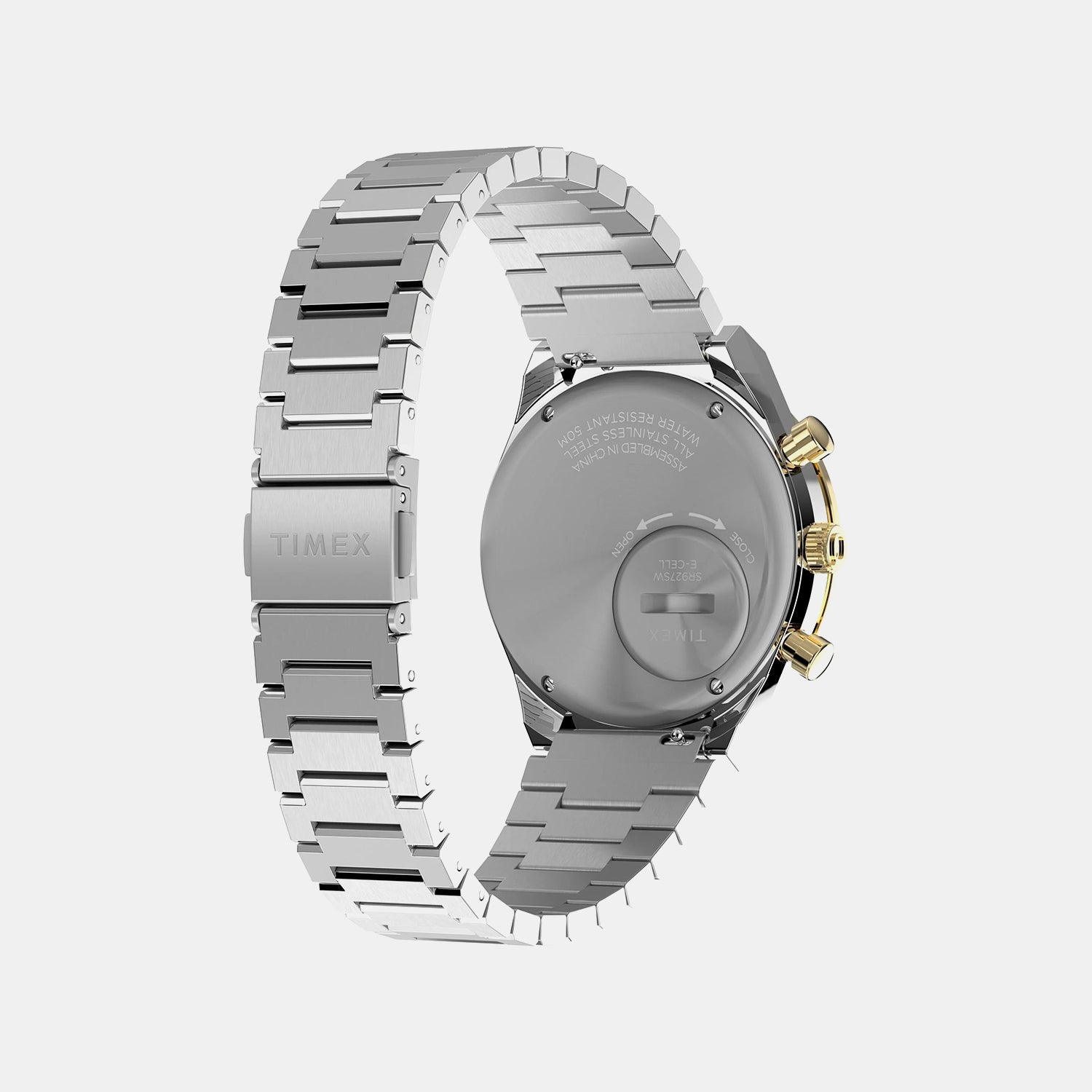 Timex Men Quartz Black Dial Analog Stainless Steel Watch Tw2W64200Uj