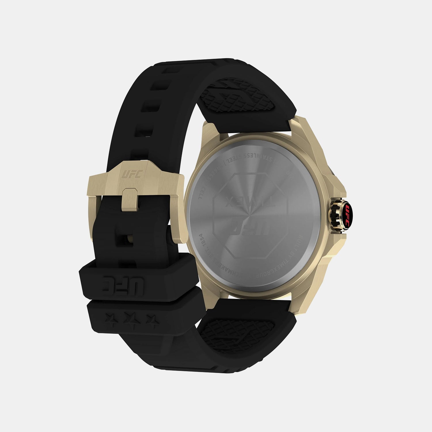 Timex Men Quartz Black Dial Analog Silicone Watch Tw2W73600Uj