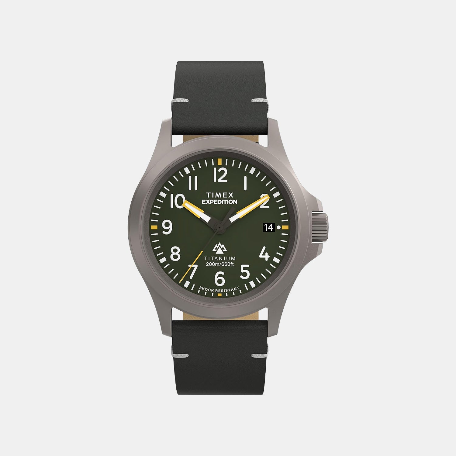 Timex Men Quartz Green Dial Analog Plastic Watch Tw2W78100Uj