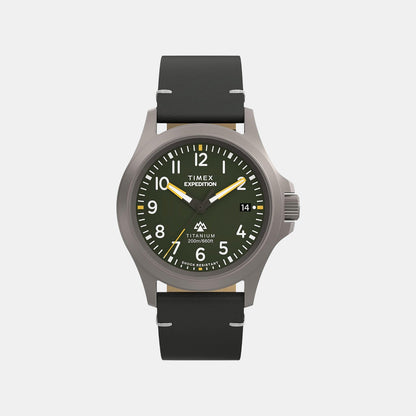 Timex Men Quartz Green Dial Analog Plastic Watch Tw2W78100Uj