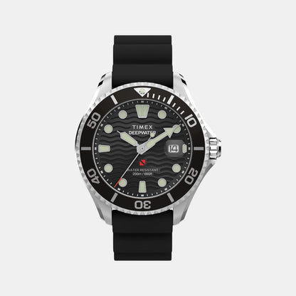 Timex Men Quartz Black Dial Analog Synthetic Watch Tw2W81600Uj