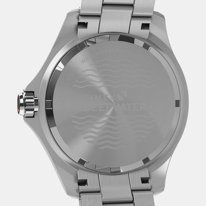 Timex Deepwater Men Quartz Blue Dial Analog Stainless Steel Watch Tw2W81900Uj