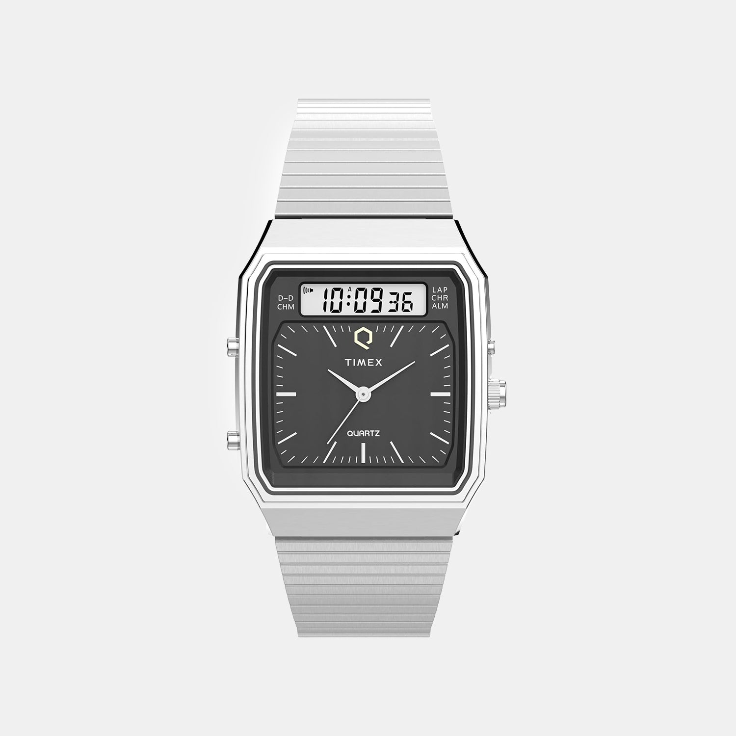 Timex Men Quartz Black Dial Analog Steel Watch Tw2Y05900Uj